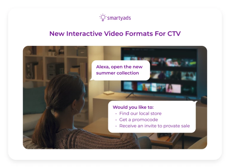 New interactiv video formats for CTV