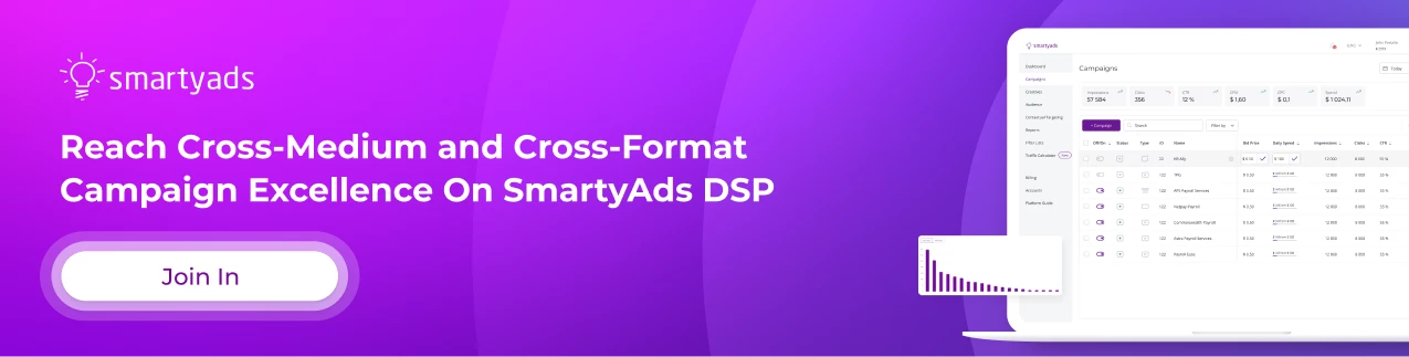 join in to the SmartyAds DSP