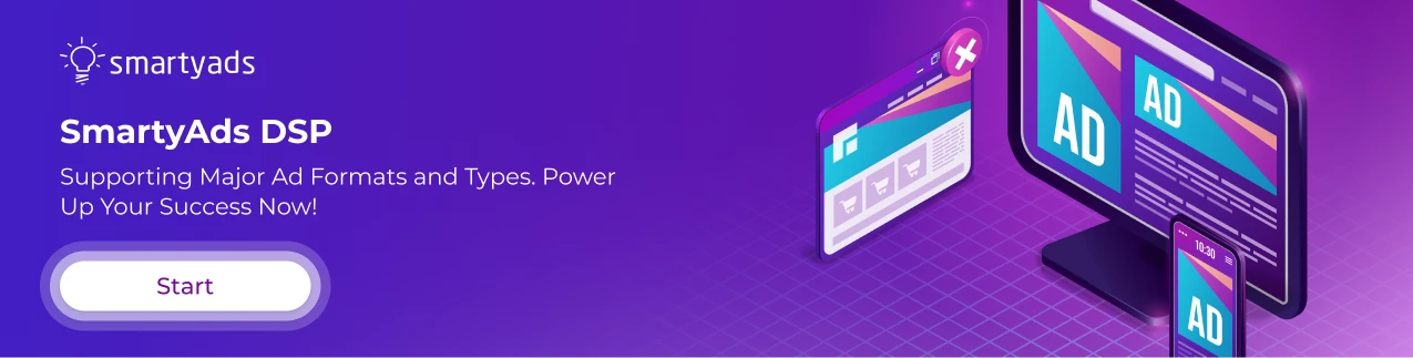 SmartyAds DSP registration