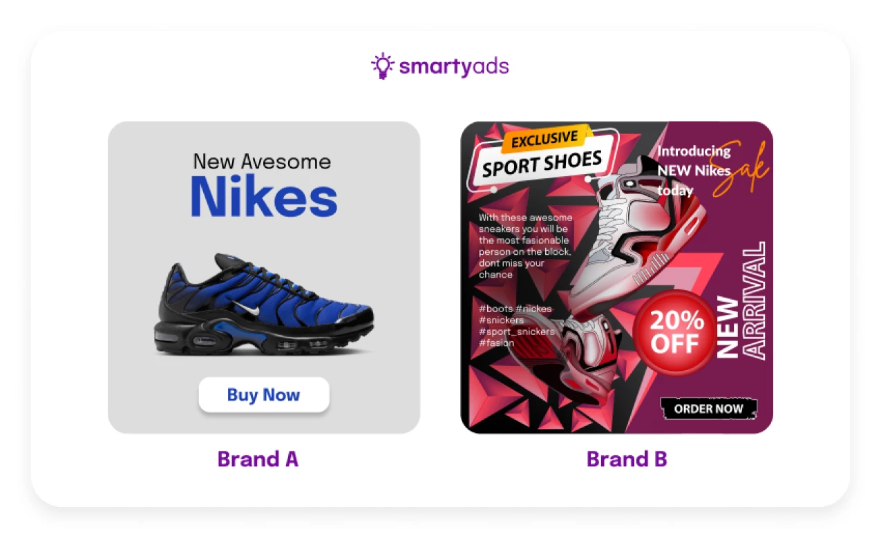 sneakers ad example