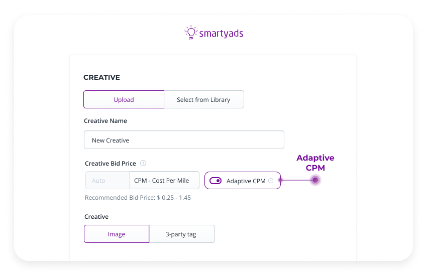 adaptive cpm dsp dashboard