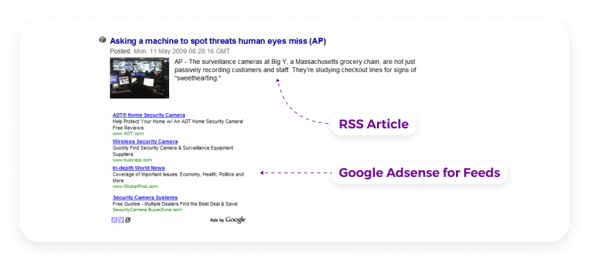 monetizing with RSS ads