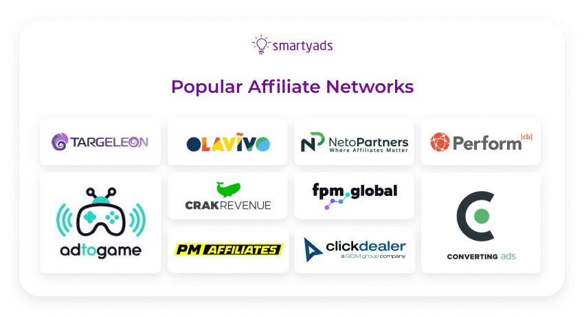 popular affiliate networks