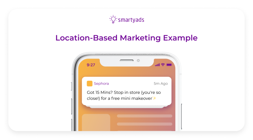 location based marketing example