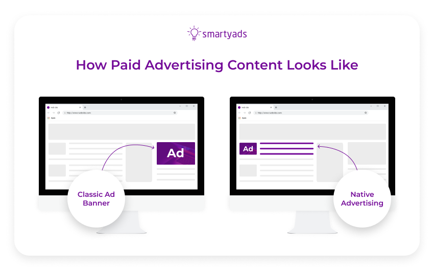 paid advertising content