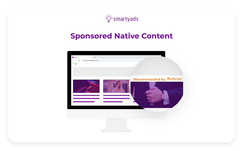 sponsored native content