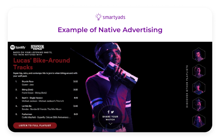example of native ad