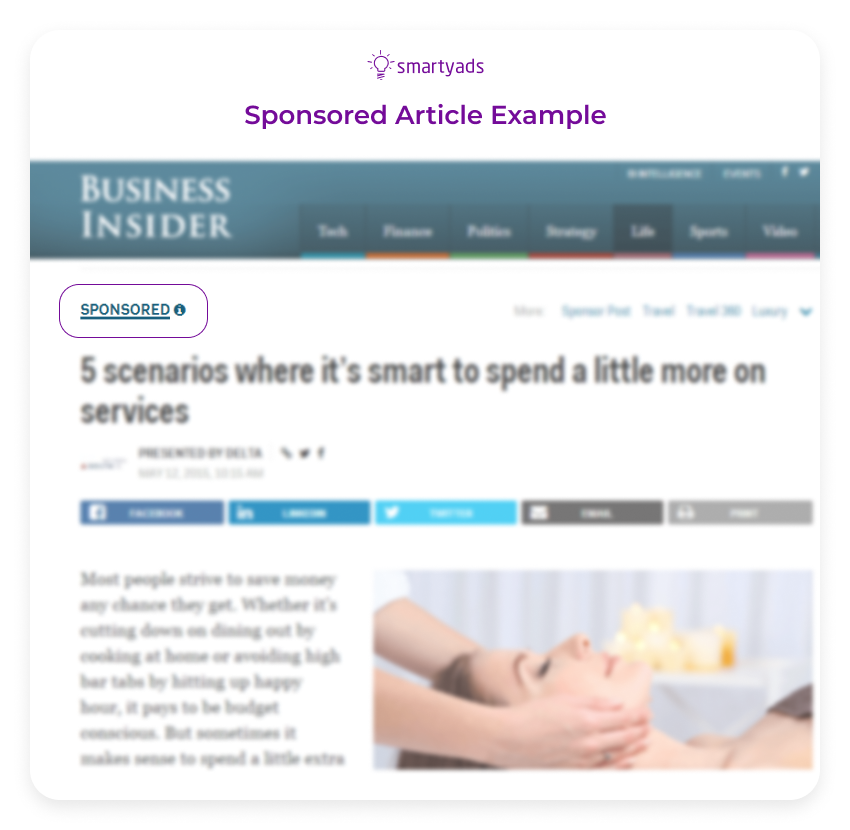 sponsored article example