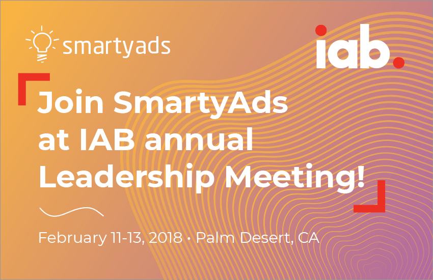 Join SmartyAds at IAB Annual Leadership Meeting