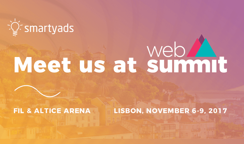 The SmartyAds team joins Web Summit