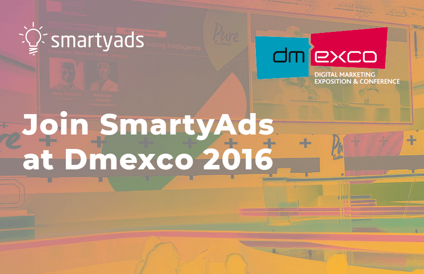 Join SmartyAds at Dmexco 2016!