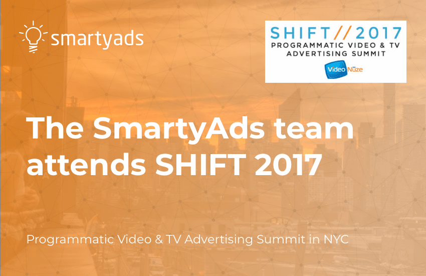 The SmartyAds team attends SHIFT 2017